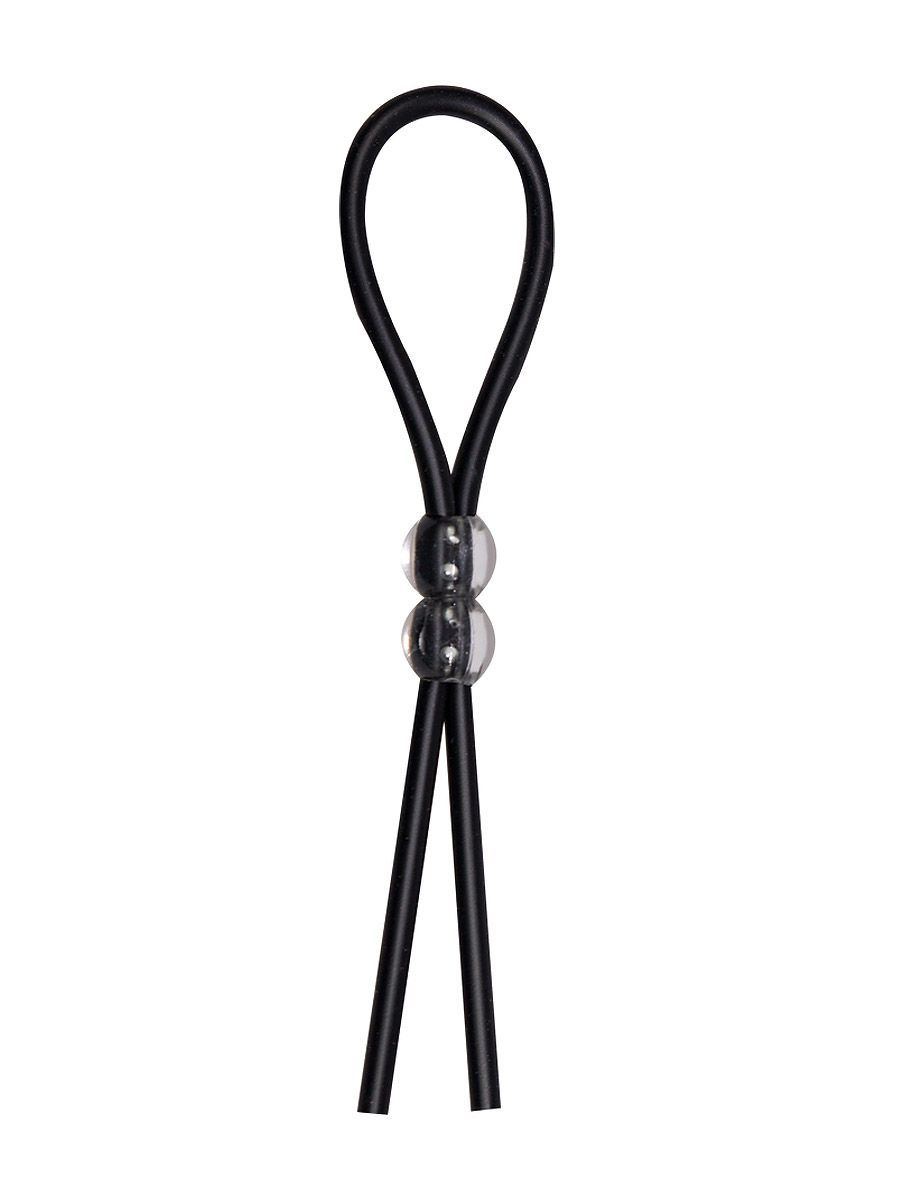 Silicone Ring: Penisschlaufe, schwarz