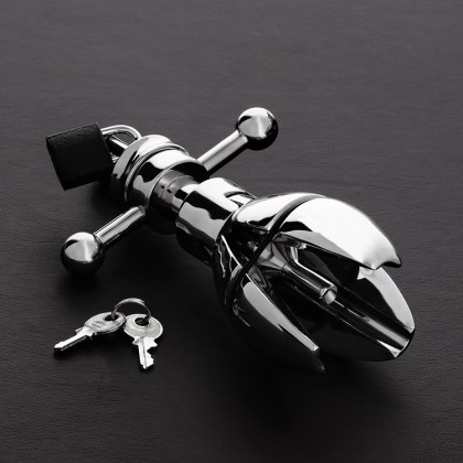 Triune The Ultimate Ass Lock: Edelstahl-Analplug Triune The Ultimate Ass Lock: Edelstahl-Analplug