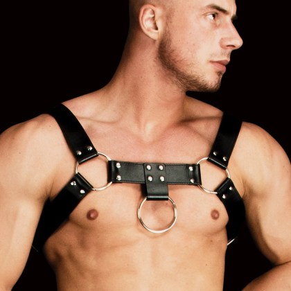 Ouch! Costas 2: Brustharness, schwarz Ouch! Costas 2: Brustharness, schwarz