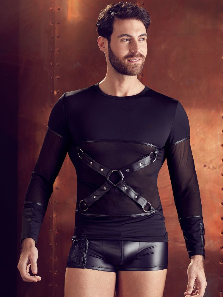 NEK Longsleeve Shirt, schwarz (S)