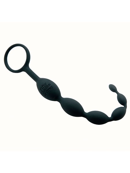 Fifty Shades of Grey: Pleasure Intensified Analkette, schwarz