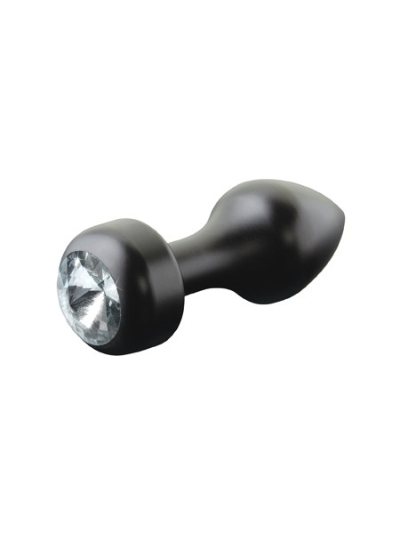 Fetish Fantasy Mini Luv Plug: Analplug mit Kristall, schwarz