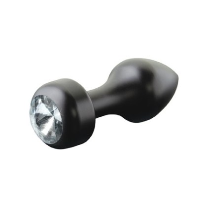 Fetish Fantasy Mini Luv Plug: Analplug mit Kristall, schwarz Fetish Fantasy Mini Luv Plug: Analplug mit Kristall, schwarz