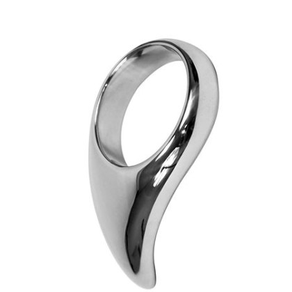 Teardrop: Edelstahl-Penisring (50mm) Teardrop: Edelstahl-Penisring (50mm)