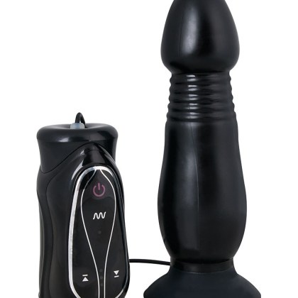 Anal Pusher: Vibro-Analplug, schwarz Anal Pusher: Vibro-Analplug, schwarz