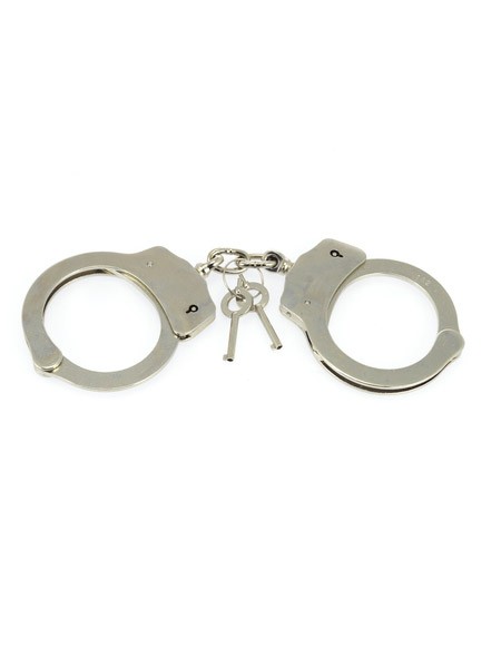 Edelstahl-Handschellen, silber
