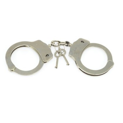 Edelstahl-Handschellen, silber Edelstahl-Handschellen, silber