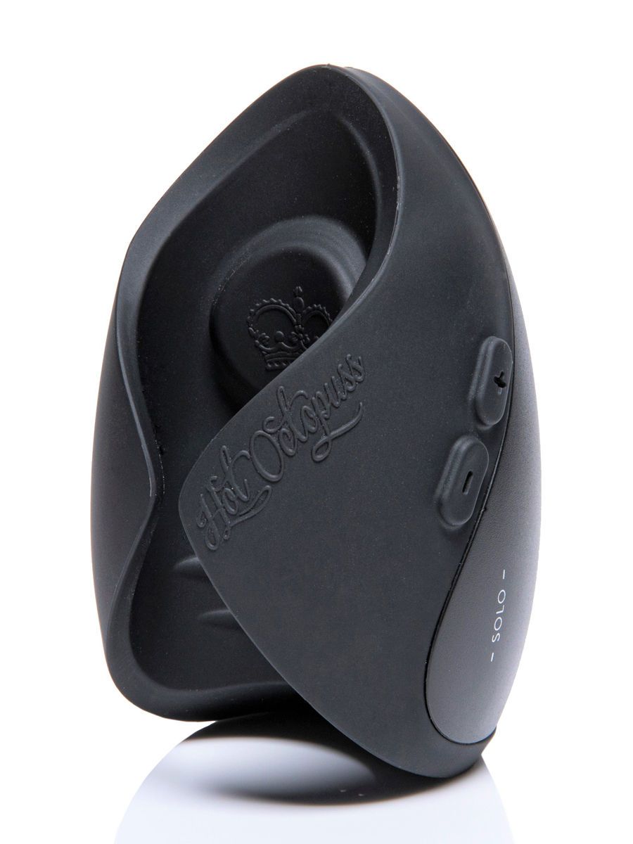 Hot Octopuss Pulse Solo Lux: Masturbator mit Fernbedienung, schwarz