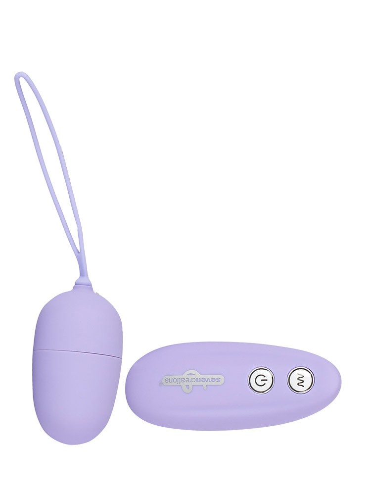 Ultra Seven Egg: Vibroei mit Fernbedienung, lila