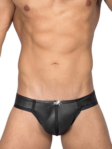 Eros Veneziani Alessio: Push-Up Brazilbrief, schwarz (L/XL)