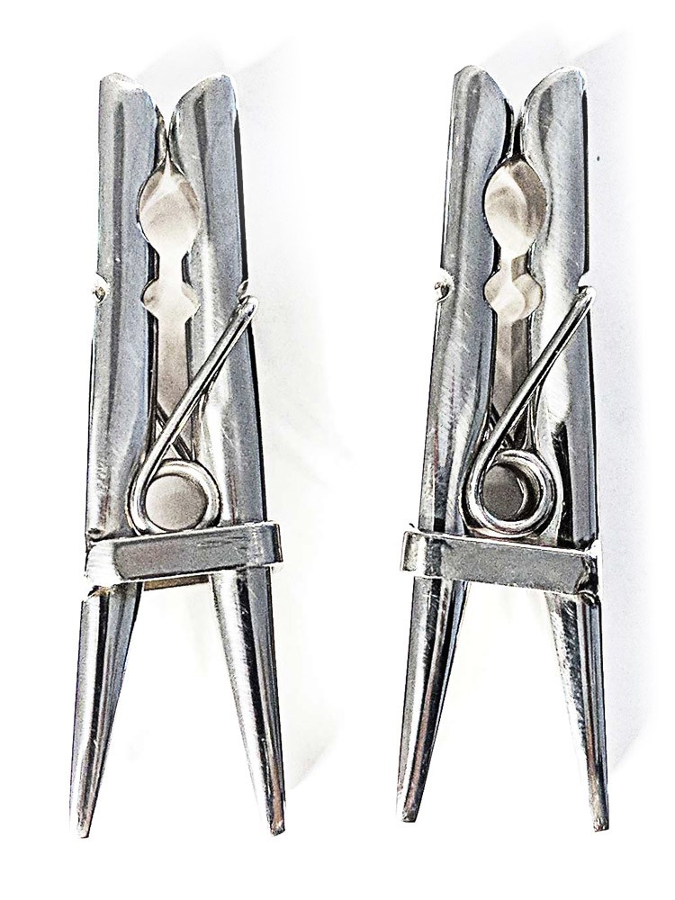 Black Label Stainless Steel Clothespins: Edelstahl-Nippelklemmen