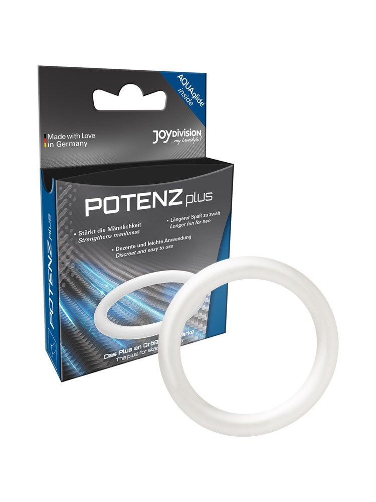 POTENZplus: Penisring, transparent (40mm)