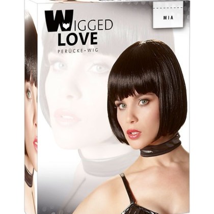 Perücke: Mia, schwarz Perücke: Mia, schwarz