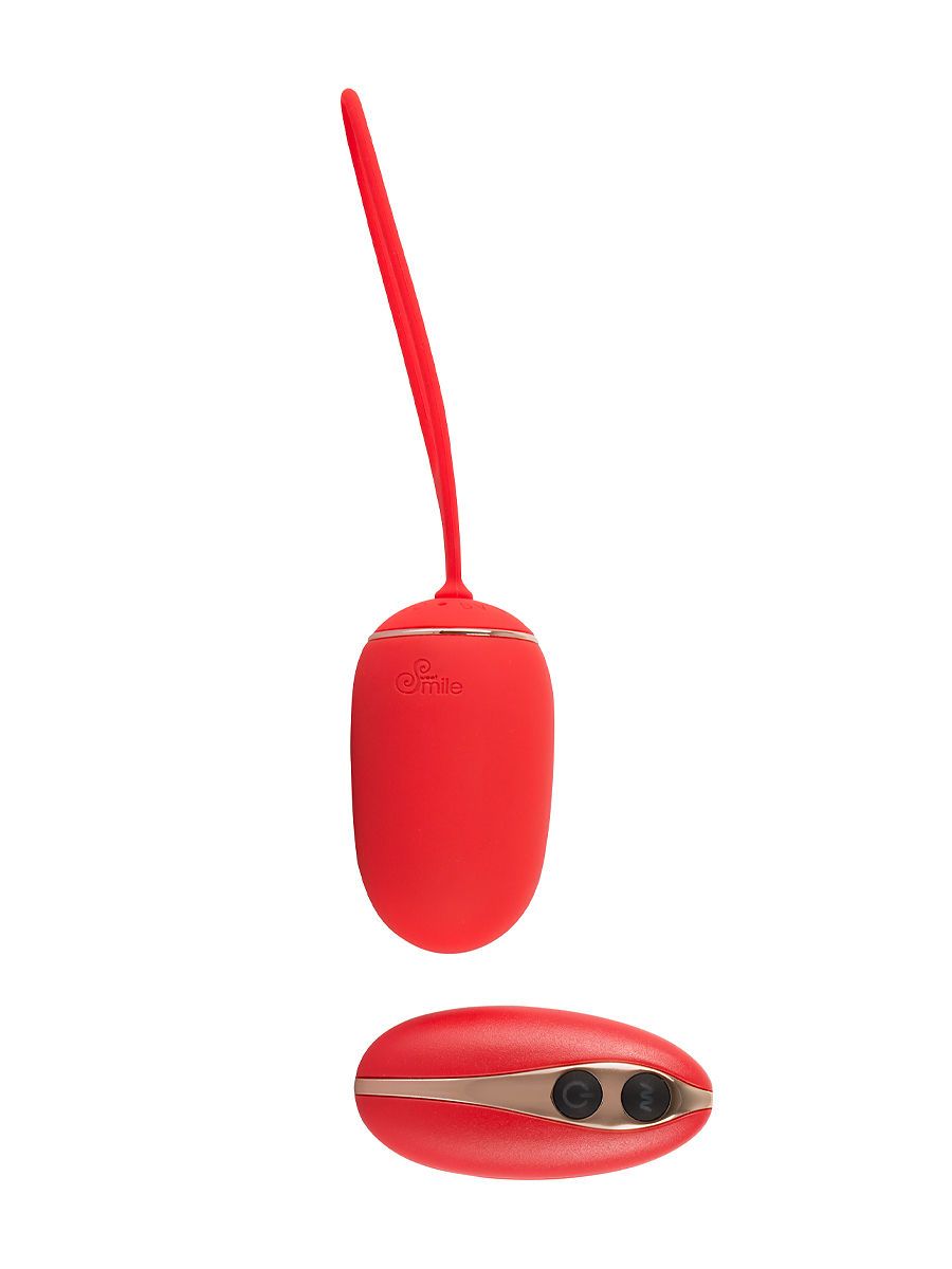 Sweet Smile Remote Controlled Love Ball: Vibro-Liebeskugel, rot