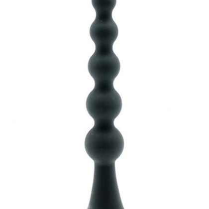 Silikon-Intimduschkopf gerippt, schwarz Silikon-Intimduschkopf gerippt, schwarz