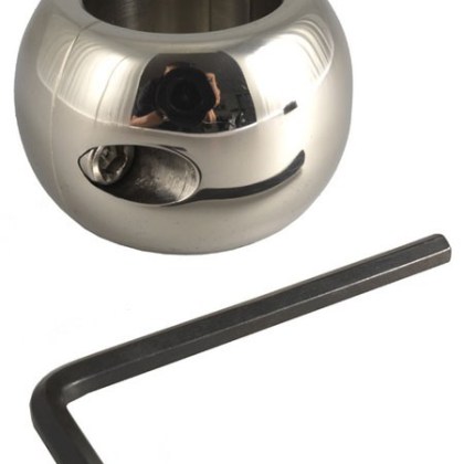 Edelstahl-Hodenstretcher: Donut, 40mm breit (450g) Edelstahl-Hodenstretcher: Donut, 40mm breit (450g)