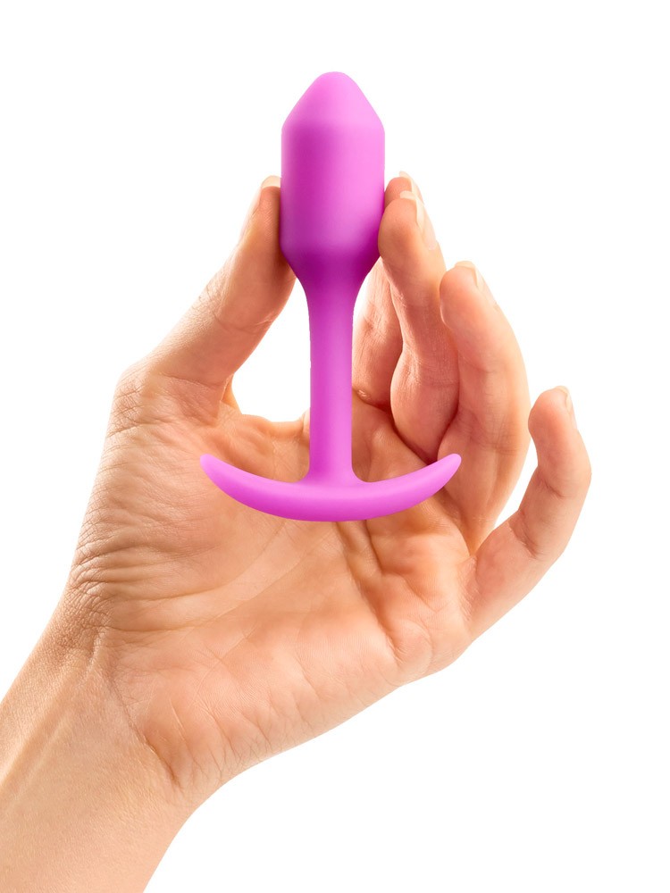 B-Vibe Snug Plug 1: Analplug, fuchsia