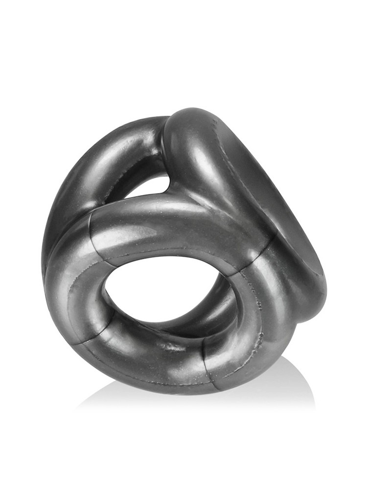 Tri-Sport Cocksling: Penis-/Hodenring, silber