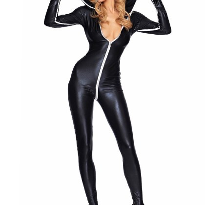 7-Heaven Wetlook-Catsuit: Sibate, schwarz (S/M) 7-Heaven Wetlook-Catsuit: Sibate, schwarz (S/M)