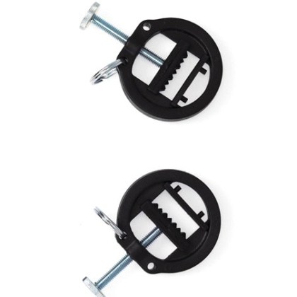 Nippel-Schraubzwingen rund, schwarz Nippel-Schraubzwingen rund, schwarz