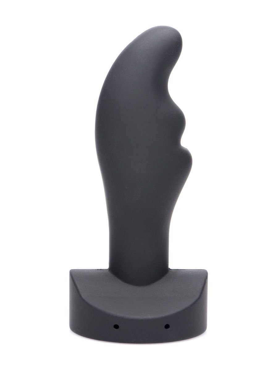 ElectraStim Zeus Electro Zinger Rippled: Elektro-Stim-Analplug, schwarz