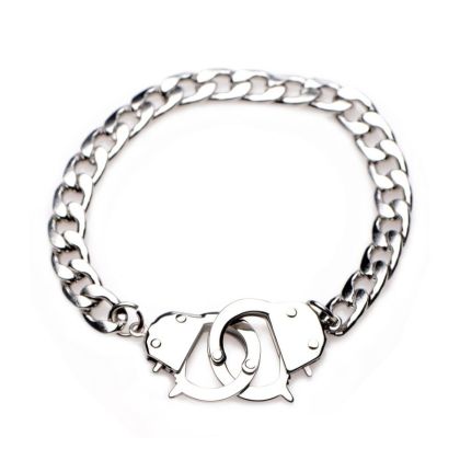 Master Series Cuff Him: Handschellen-Armband, silber Master Series Cuff Him: Handschellen-Armband, silber