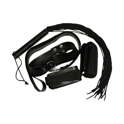 Bad Kitty Bondageset 3teilig, schwarz Bad Kitty Bondageset 3teilig, schwarz