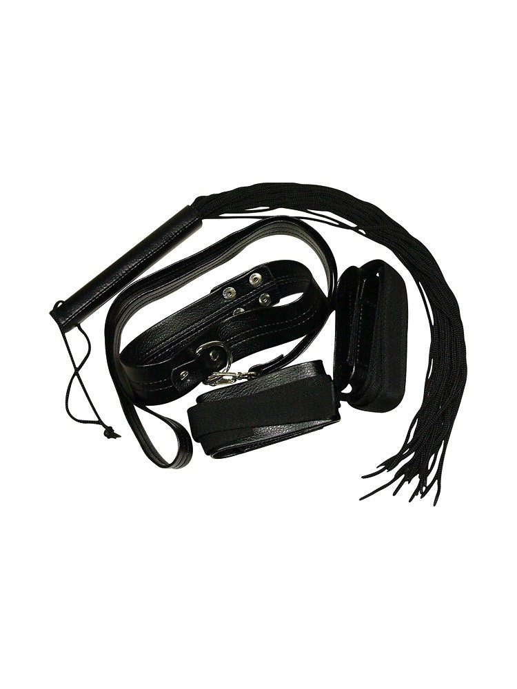 Bad Kitty Bondageset 3teilig, schwarz