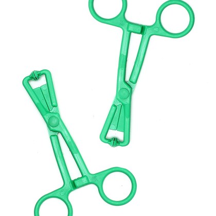 Scheren-Nippelklemmen, grün Scheren-Nippelklemmen, grün
