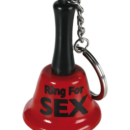 Schlüsselanhänger Tischglocke: Ring for Sex Schlüsselanhänger Tischglocke: Ring for Sex