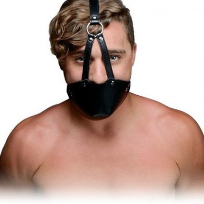Strict Mouth Harness with Ball Gag: Maulkorb mit Knebel, schwarz Strict Mouth Harness with Ball Gag: Maulkorb mit Knebel, schwarz