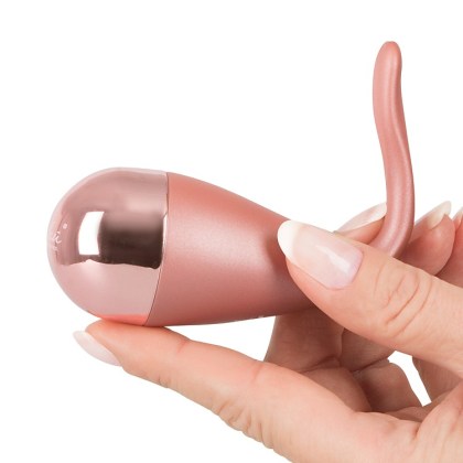 Belou: Vibroei mit Fernbedienung, roségold Belou: Vibroei mit Fernbedienung, roségold