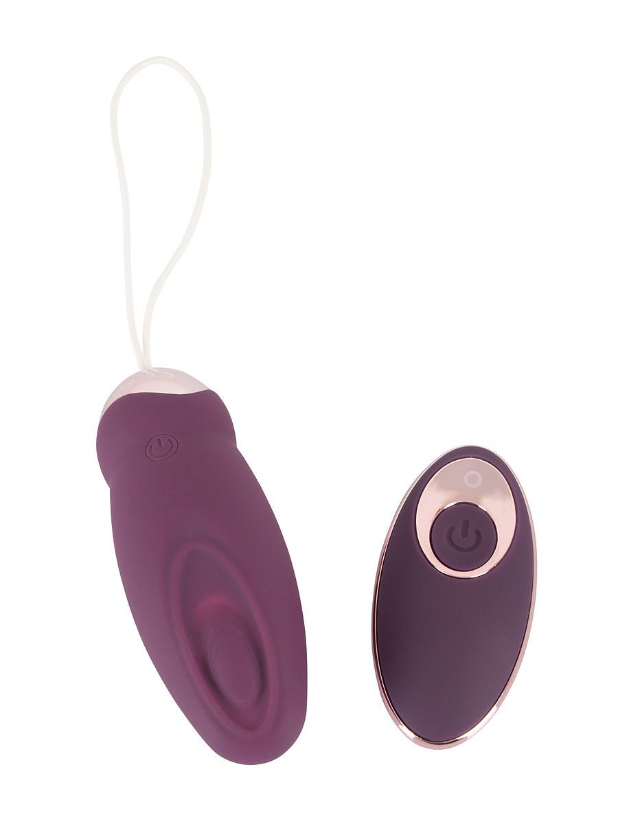 Javida RC Knocking Love Ball: Vibro-Bullet mit Fernbedienung, lila