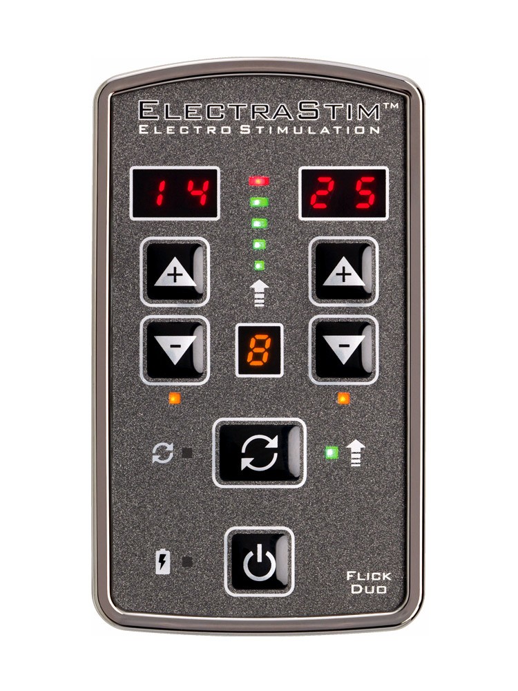 ElectraStim Flick Duo: Elektro-Set, schwarz/silber