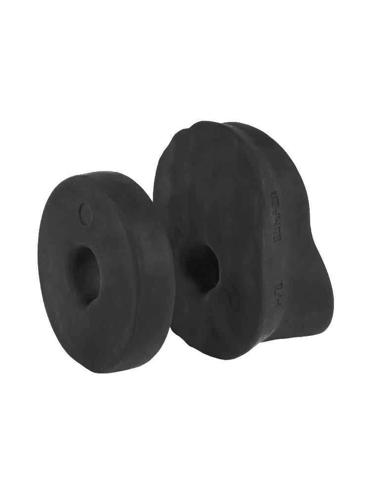 Perfect Fit The Bumper: Penis-/Hodenring, schwarz