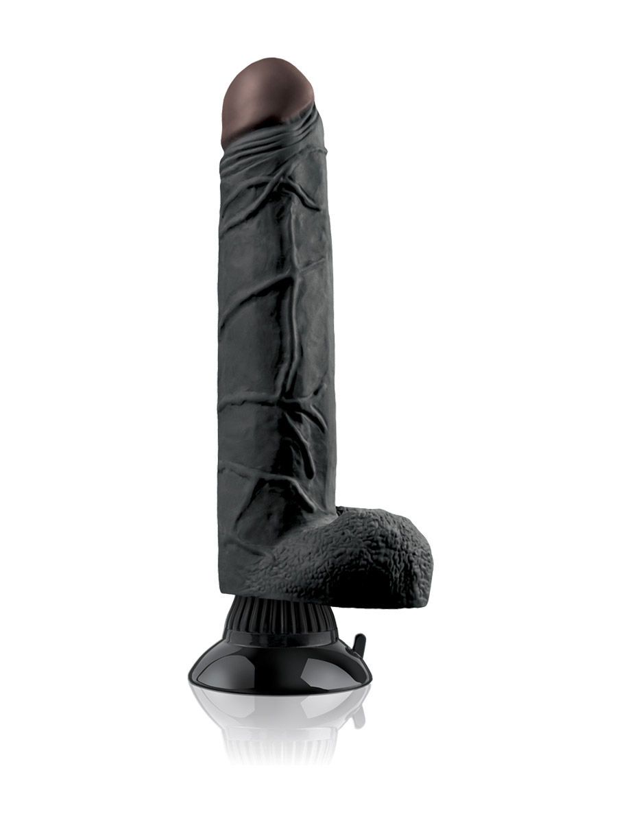 Real Feel Deluxe Dark No. 7: Vibrator, schwarz