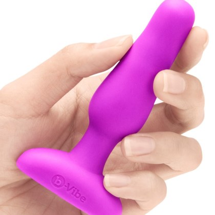 B-Vibe Novice: Vibro-Analplug, lila B-Vibe Novice: Vibro-Analplug, lila