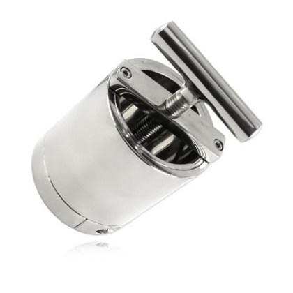 Black Label Stainless Steel The Ball Flask Crusher: Edelstahl-Hodenzwinge Black Label Stainless Steel The Ball Flask Crusher: Edelstahl-Hodenzwinge