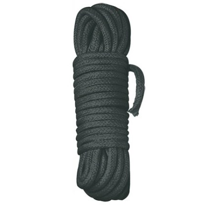 Bondageseil (10 m), schwarz Bondageseil (10 m), schwarz