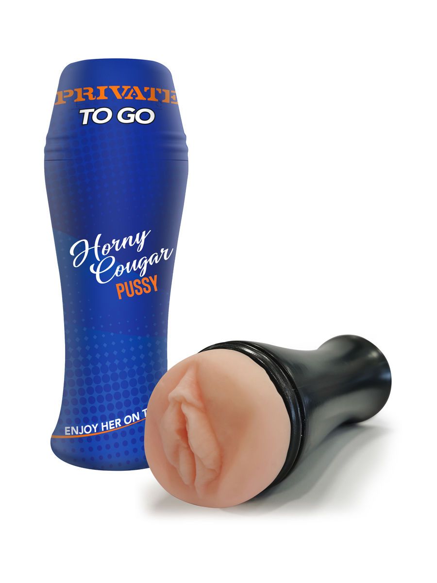 Private to Go Horny Cougar: Vakuum-Masturbator, haut