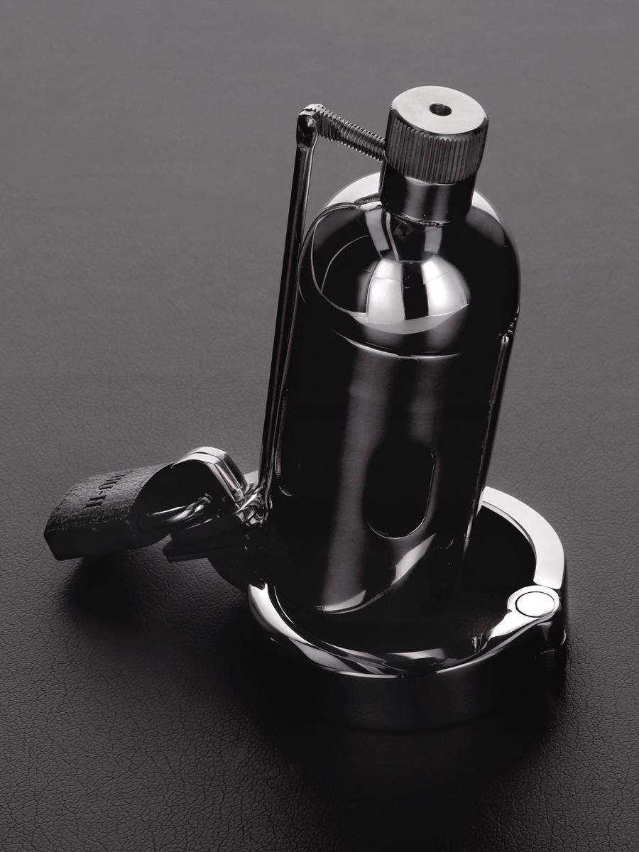 Triune The Pleasure Dome Chastity Cage: Edelstahl-Peniskäfig, silber