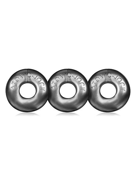 Ringer Cock Ring: Penis- und Hodenringset, silber