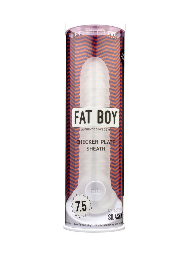 Perfect Fit Fat Boy Checker 7.5: Penishülle, transparent