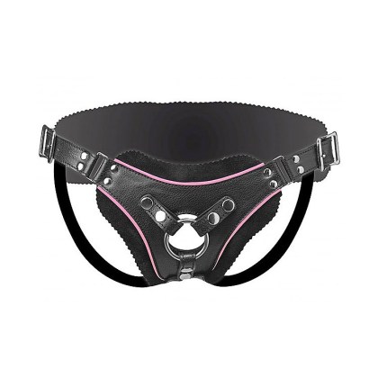 Strap U Flamingo: Low Rise Strap-On Harness, schwarz/pink Strap U Flamingo: Low Rise Strap-On Harness, schwarz/pink
