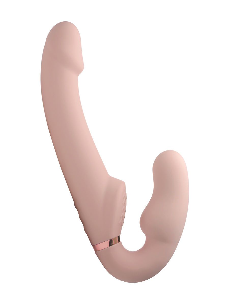 Strap U 10X Evoke Ergo-Fit Inflatable: Strapless Strap-on, beige