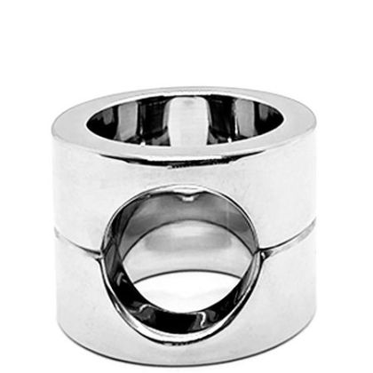 Black Label Cock Ring and Ball Stretcher: Edelstahl-Penis-/Hodenring Black Label Cock Ring and Ball Stretcher: Edelstahl-Penis-/Hodenring