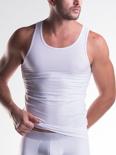 Unico Clasicos Micro: Sportshirt, weiß (S)