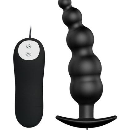 Crazy Bull Patrick: Vibro-Analplug, schwarz Crazy Bull Patrick: Vibro-Analplug, schwarz