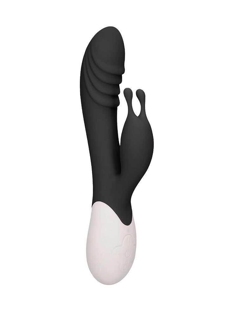 Heat Ignite: G-Punkt-/Bunny-Vibrator mit Wärmefunktion, schwarz