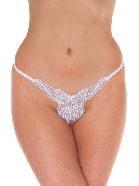 Ouvertstring, weiß (One Size)